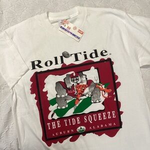 VTG 90s Auburn Alabama Delta Single Stitch T Shirt